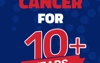 Fighting Cancer for 10+ Years graphic