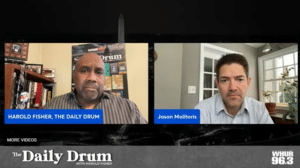 Screenshot of Dr. Molitoris on WHUR 96.3