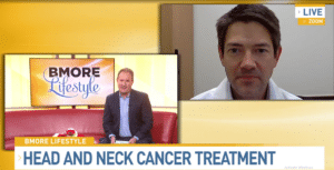 Screenshot of Dr. Molitoris on Fox45 Baltimore